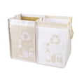 thumbnail image 1 of 2 Pcs Separate Recycling Waste Bags,Recycle Waste Bag for Kitchen Home,Recycling Organizer,Reusable Recycling Bags,Indoor Recycling Trash Sorting Organizer,Reusable And Waterproof,(D,12x12x17 in), 1 of 7