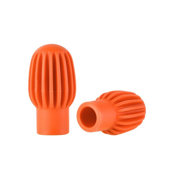 2 Pcs/Set Drumstick Practice Tips Silicone Drum Mute Replacement Musical Instruments Accessories Drum Sleeve Caps