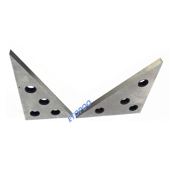 2 Pcs/Set Solid Angle Plates Block Set 30-60-90 & 45-45-90 Precision +/- 20 Seconds Gauge Machinist Tool