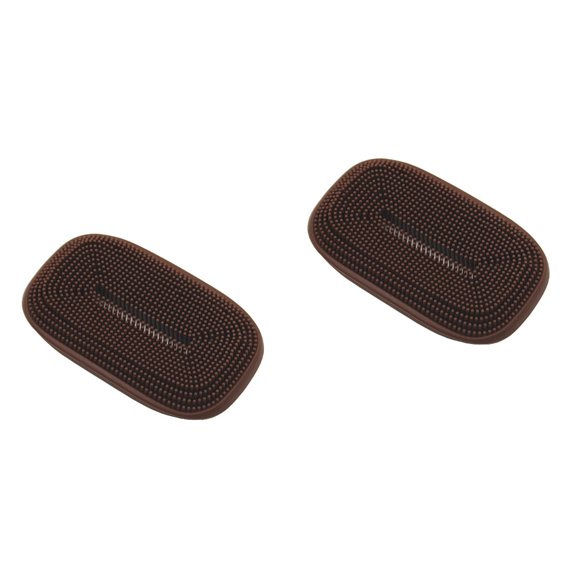 STRANDCHIC Coffee Silicone Soap Holder for Shower - , Not Easy to Deform, Keeps Soap Dry, 2Pcs