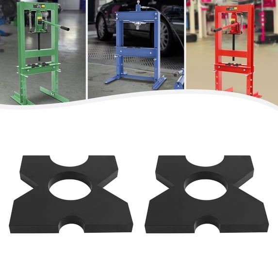 2 Pcs Shop Press Plate H Frame Hydraulic Shop Press Plate 32 Ton /70547.92 lbs for Workshops, Factories