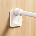 thumbnail image 1 of 2 Pcs Shower Curtain Rod Holder with Strong Adhesive,No Drilling,Adhesive Shower Rod Retainer Shower Curtain Rod Holder For Wall, Waterproof,Transparent,Heat-Resistant(Rod not Included), 1 of 7