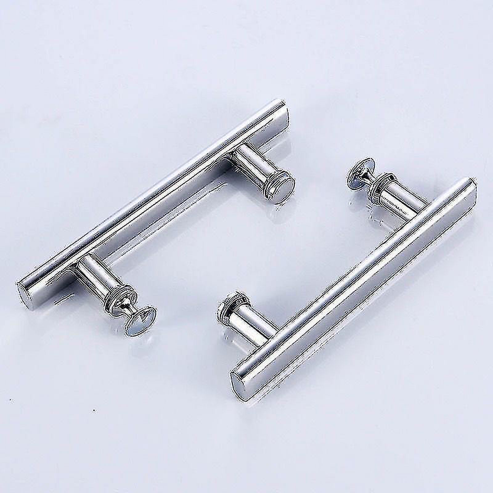 2 Pcs Shower Door Handle Stainless Steel 145mm Hole To Hole Center