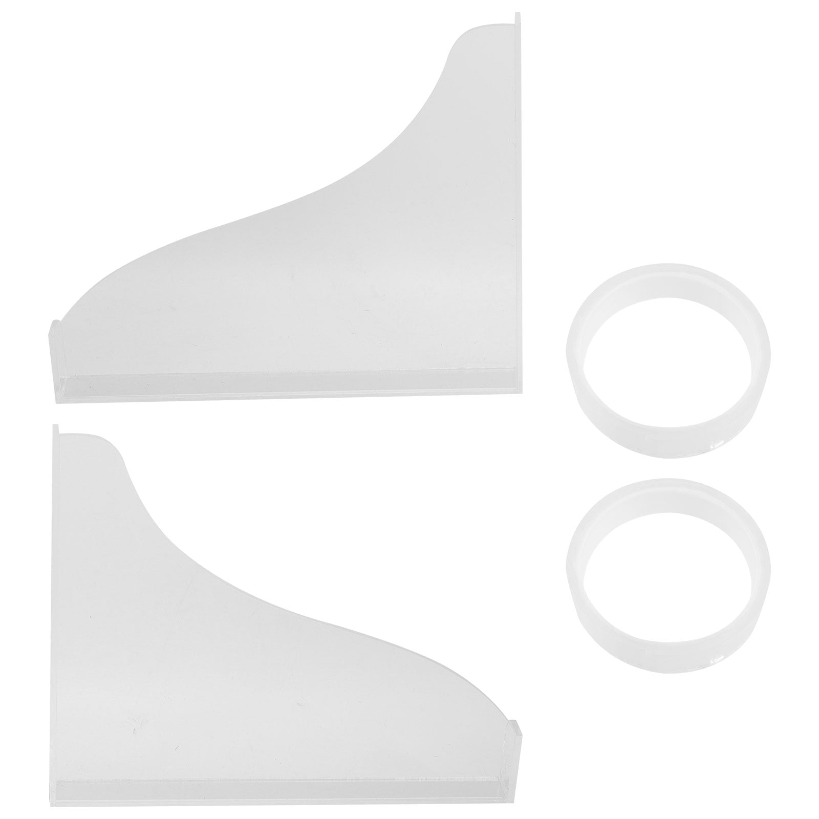 2 Pcs Shower Door Water Deflector Splash Guard Bathtub - Walmart.com