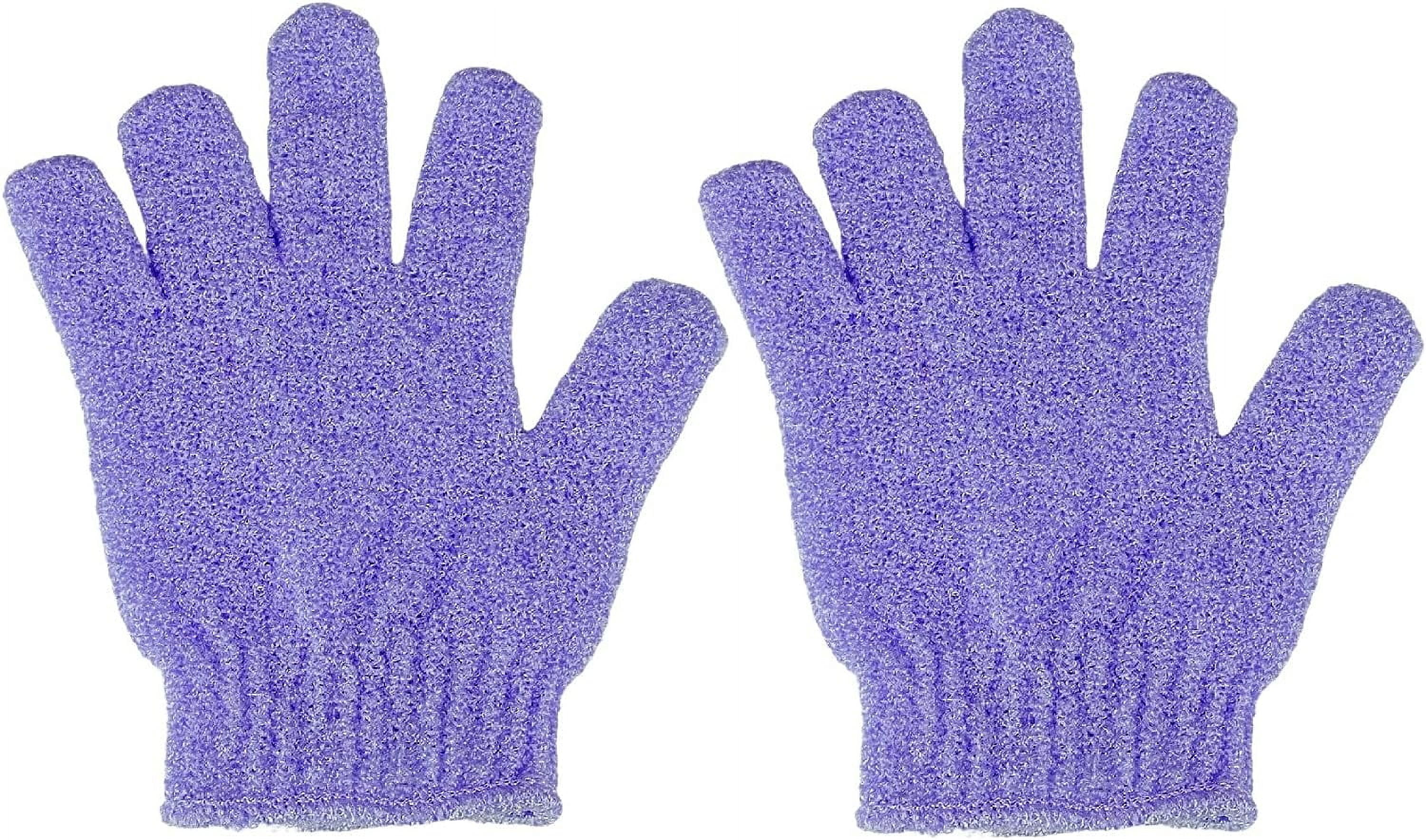 2 Pcs Shower Gloves, Exfoliating Gloves, Exfoliating Mitt, Exfoliating ...