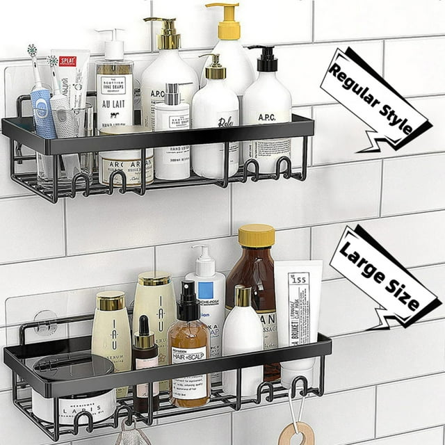 2 Pcs Shower Organizer Caddy Bathroom Hanging Shelves,Shower Shelf Self