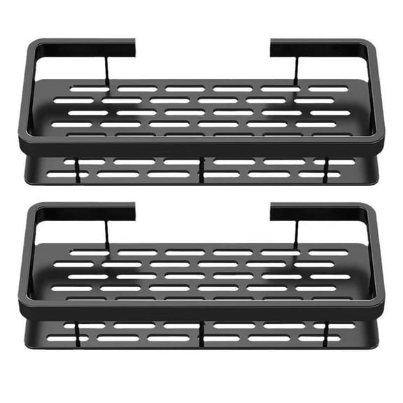 2 Pcs Shower Rack No Drilling Or Punching Bathroom Rack Kitchen Spice Rack