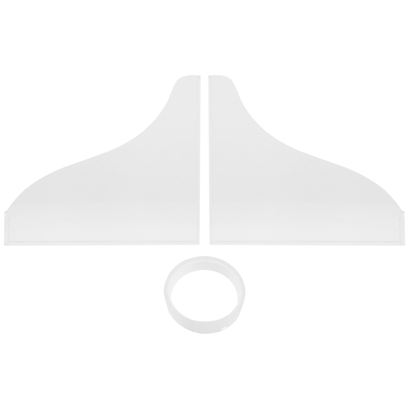 2 Pcs Shower Splash Guard Bathtub Bath Tub Corner Guard Adhesive Shower