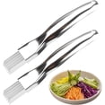 thumbnail image 1 of 2 Pcs Shred Silk The Knife, 2026 Upgrade Green Onion Cutter Stainless Steel Chopped Kitchen Slicing Tool Cutter For Vegetables Onion Garlic, Multifunctional Kitchen Food Vegetable Scallion Cutter, 1 of 6