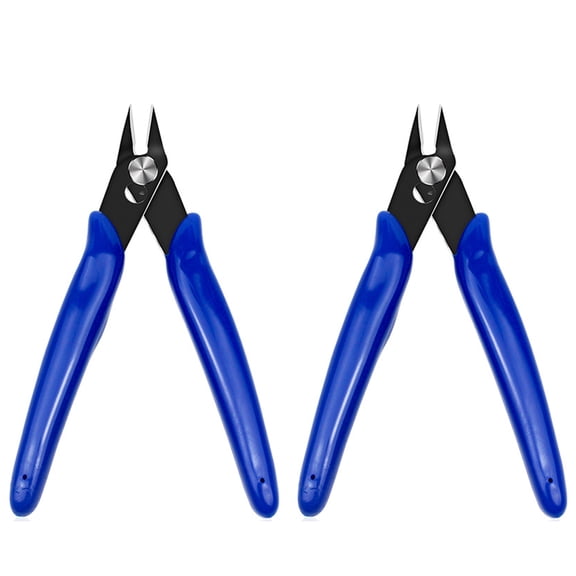 2 Pcs Side Cutter 130 Mm Cable Cutter Wire Cutter Quick Reset Spring Electronic Network Precision Side Cutter Cutter Pliers