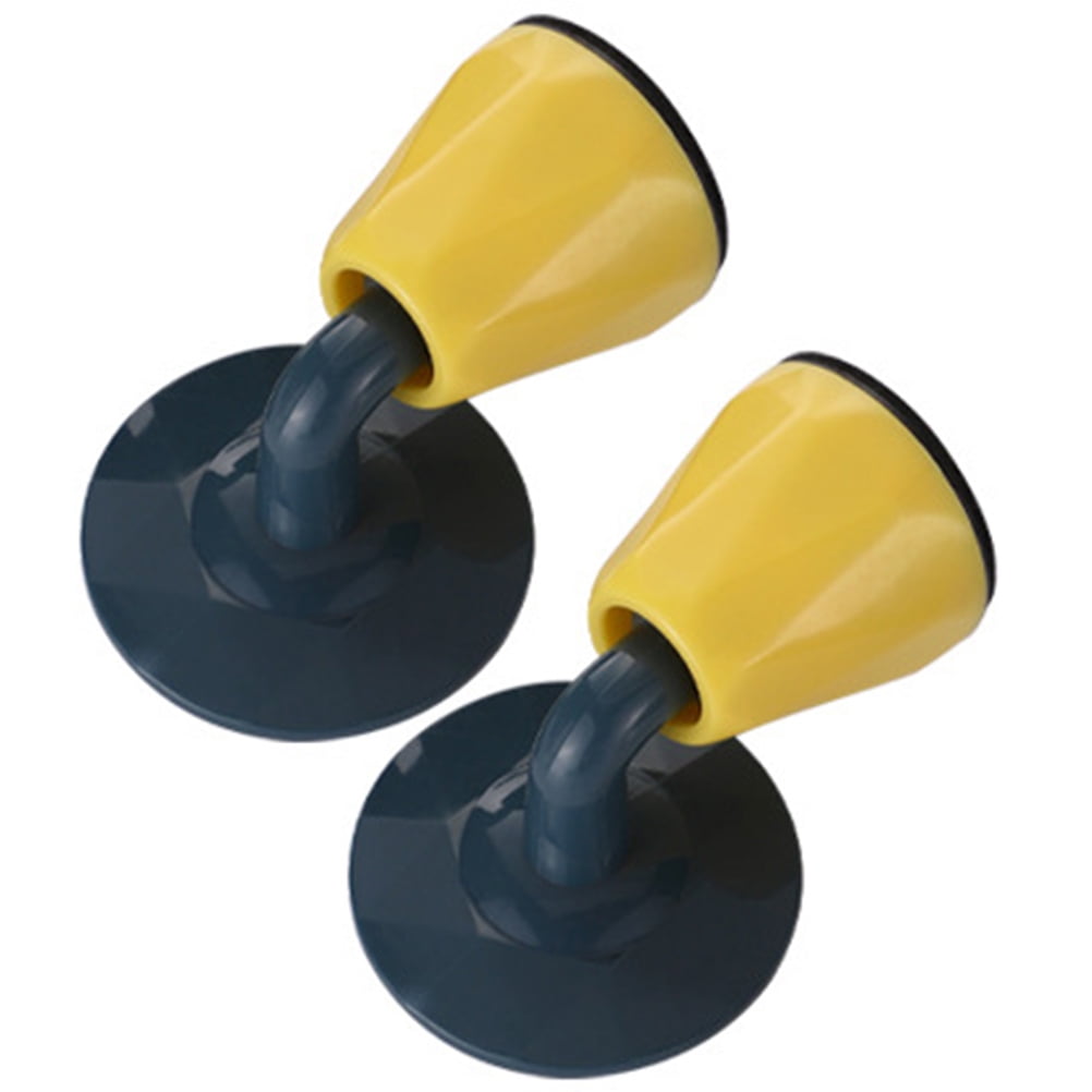 2 Pcs Silent Door Stop Wall Retainer Stopper for Glass Knob Stoppers
