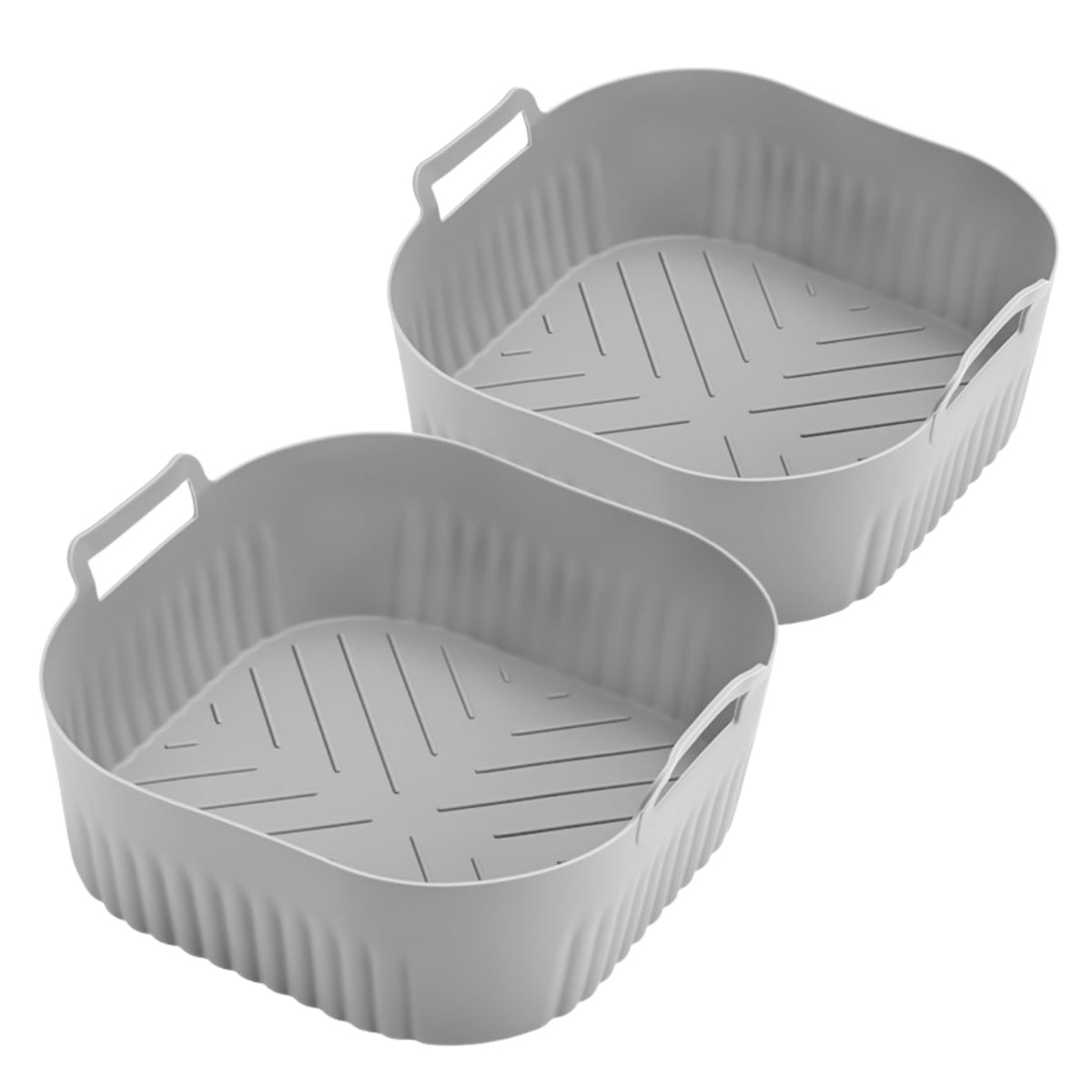 2 Pcs Silicone Air Fryer Liner Non-Stick Baskets For Na229 220 6Qt 4.2L