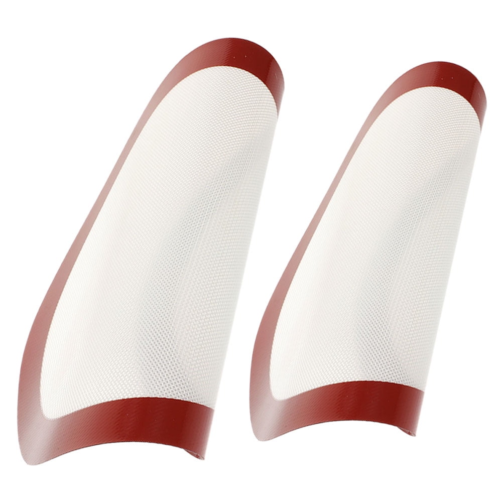 2 Pcs Silicone Baking Mat Microwave Round Large Nonstick Bakeware Pizza