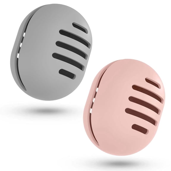 2 Pcs Silicone Beauty Blender Holder, Reusable Makeup Sponge Case & Storage Pouch