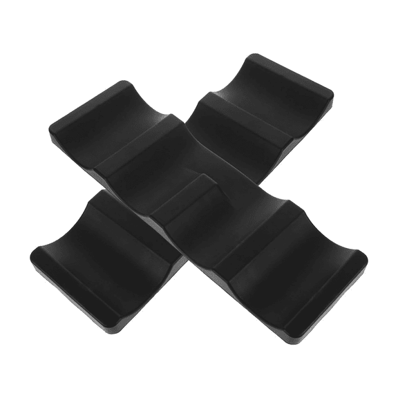 2 Pcs Silicone Bottle Stacking Mat, Stackable Wine Bottle Holder for Fridge