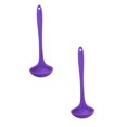 thumbnail image 1 of 2 Pcs Silicone Cooking Ladles, Kitchen Soup Ladles for Cooking, Small Gravy Ladles Spoons Heat Resistant Kitchen Spoons, Cooking and Serving Spoon for Soup Sauce Chili Gravy Canning Pouring, 1 of 1