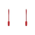 thumbnail image 1 of 2 Pcs Silicone Jar Spatula, Long Handle Rubber Spatula, Heat Resistant Non-Stick Silicone Scraper, Kitchen Supplies for Jam Smoothies Blenders Cooking Baking Stirring, 11.14x1.26 inch, 1 of 5