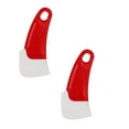 thumbnail image 1 of 2 Pcs Silicone Kitchen Scraper, Silicone Spatula, Dish Scraper for Cleaning Pans, Pots, Bowls, Silicone Kitchen Sraper, Non-stick Scraping Spatulas Tool 5.9", 1 of 4