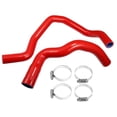 thumbnail image 1 of 2 Pcs Silicone Radiator Coolant Hose Tube with 4 Clamps for Jeep Cherokee Xj 4.0 L6 Red Blue, 1 of 6