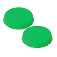 thumbnail image 1 of 2 Pcs Silicone Soda Can Cover Lids, Reusable Soda Can Lids Beer Can Covers Pop Can Covers Silicone Can Cover, Durable Beverage Protective Covers for Home Soda, Beer Beverage Juice, 2.4"x0.4", Green, 1 of 9