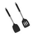 thumbnail image 1 of 2Pcs Silicone Wok Spatula with Stainless Steel Handle for Cooking Kitchen Supplies Household, 1 of 6