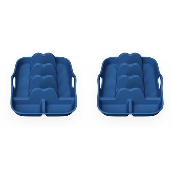 2 Pcs Silicone Taco Holder Plates, Reusable Taco Plates Holder with Handle for Party, Taco Stand Taco Tray for Taco Bar Serving Set, Oven Safe for Baking, Dishwasher and Microwave Safety