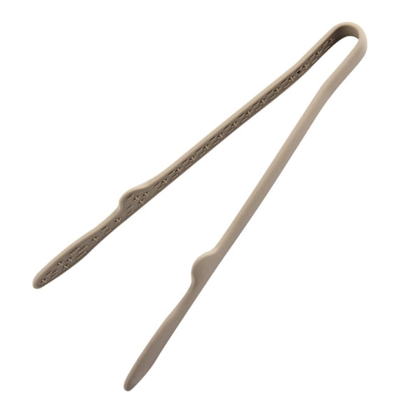 2 Pcs Silicone Toaster Tong, 11 Inch Long Silicone Kitchen Tong for Toaster Cooking Utensil Bread Waffle Food Tweezer Toast Tong for Cooking Serving Bacon Salad Pickle Fruit Foodkhaki
