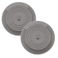 thumbnail image 1 of 2 Pcs Silicone Tub Stopper, 5.9 Inches Sink Stoppers - Flat Bathtub Drain Covers, Hair Catchers and Suction Bathtub Plugs for Kitchen, Bathroom and Laundry, 1 of 7