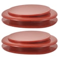 thumbnail image 1 of Silicone Umbrella Hole Ring Accessories for Outdoor Table with Caps 2Pcs Brown Small Size, 1 of 6