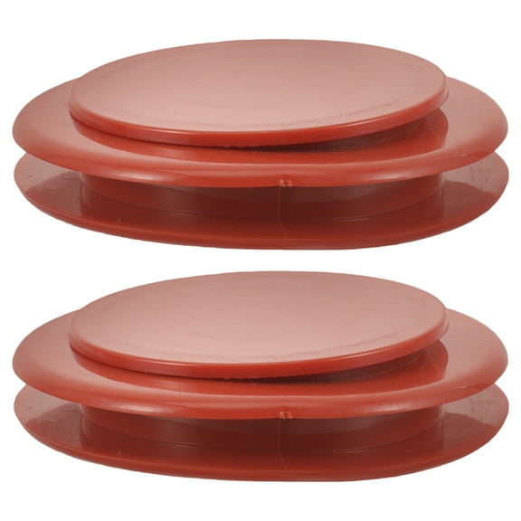 Hytrove 2Pcs Transparent Silicone Table Umbrella Ring Caps for Outdoor Use