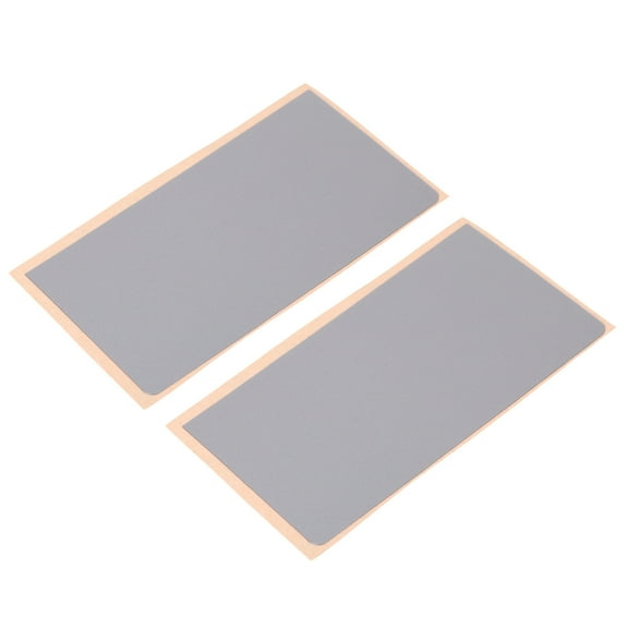 2 Pcs Silver Adhesive Touchpad Protectors Upgrade Laptop Appearance For Work Or Study Use