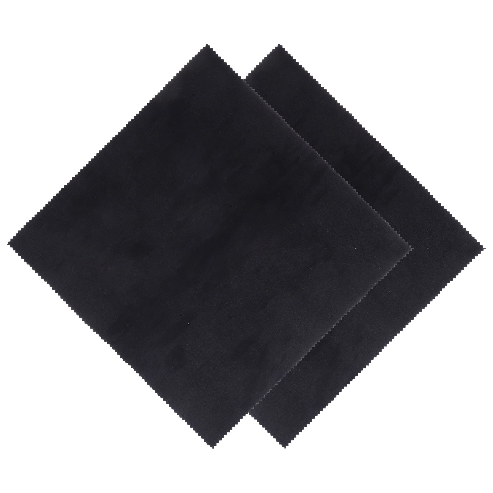 2 Pcs Silver Polishing Cloth Eyeglass Cleaner Towels Sterling