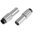 thumbnail image 1 of 2 Pcs Silver Tone Metal Bicycle Line Regulator Housing Cap Bicycle Brake Cable Adjuster, 1 of 5