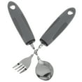 thumbnail image 1 of 2 Pcs Silverware for Arthritic Hands Built up Utensils Elder, 1 of 8