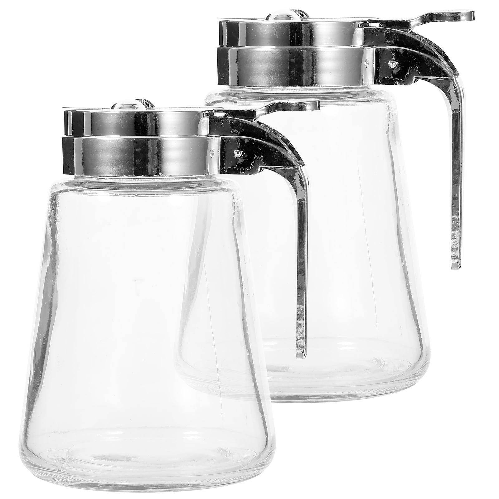2 Pcs Simple Syrup Coffee Creamer Syrup Dispenser Sugar Canisters Coffee Bar Accessory Sauce