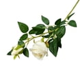 thumbnail image 1 of 2 Pcs Simulation Rose Flowers, Silk Rose Simulated Flower, Silk Rose Bud, Roses Branch Artificial Flower for Weddings and Home Decor 26", 1 of 5