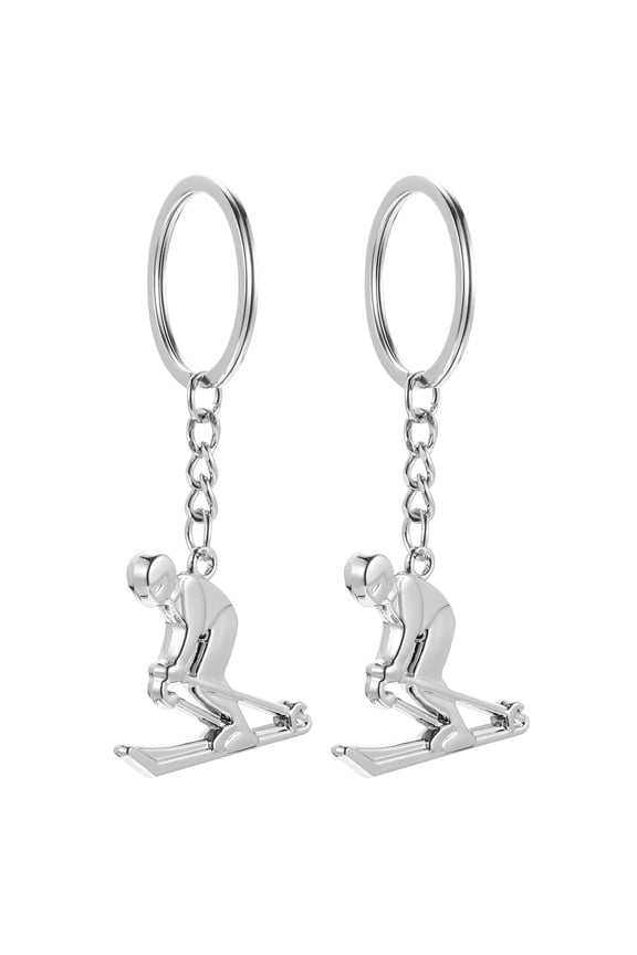 2 Pcs Ski Keychain Keychains Decorative Key Chain Decorative Pendant Key Hanging Decor Key Hanging Ornament