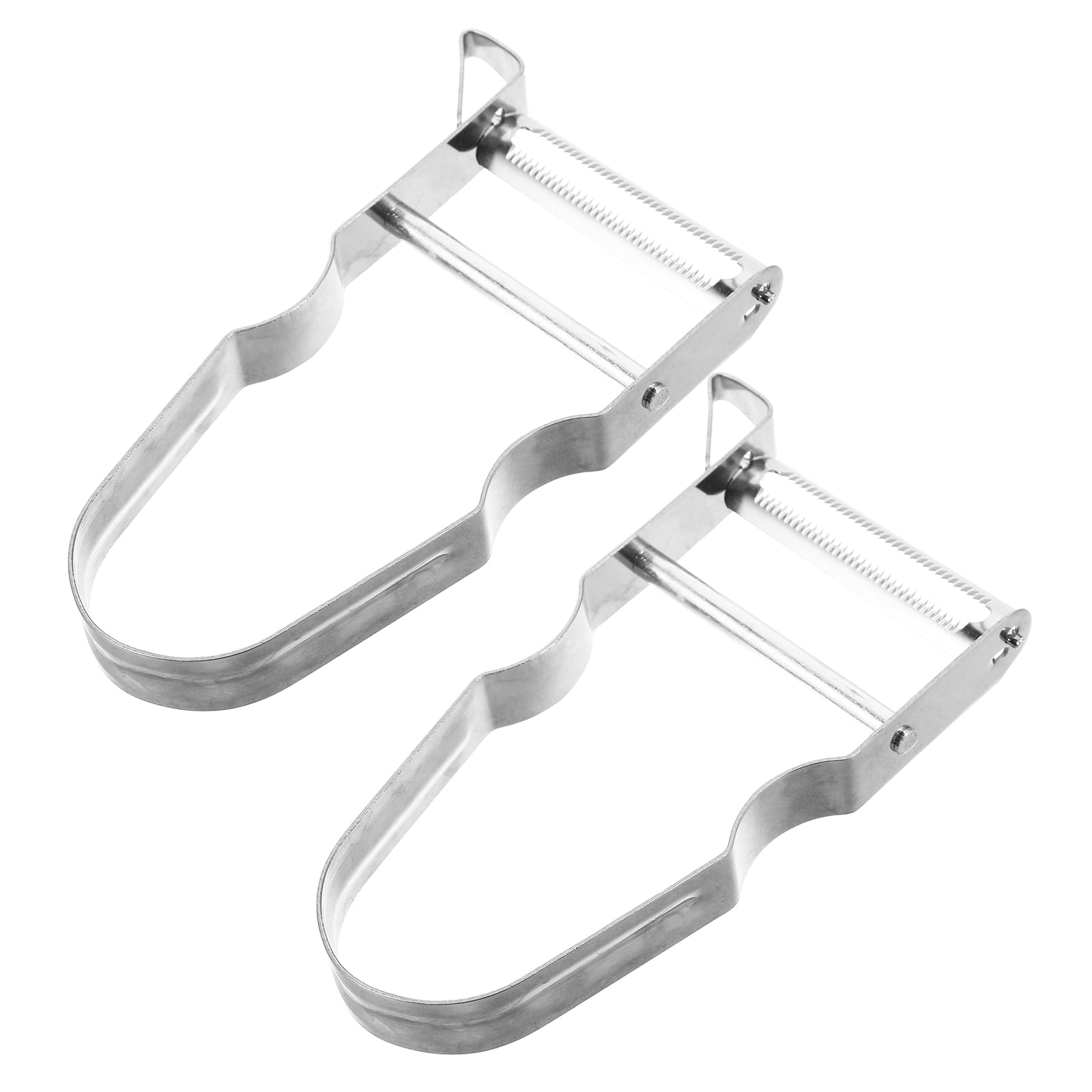 2 Pcs Skinpeeler Orange Peeler Potato Peelers Stainless Steel Peeler