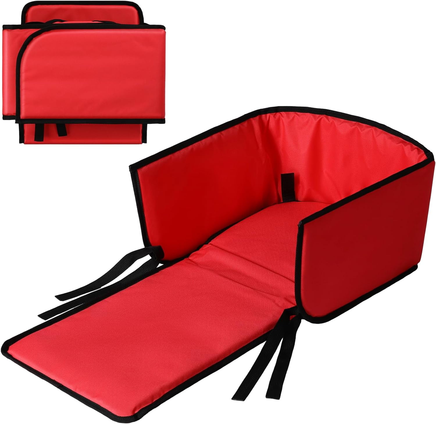 2 Pcs Sleigh Pad Toboggan Baby Sled Cushion Toddler Wood Snow Pull Sled