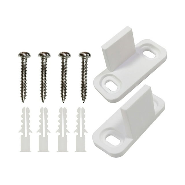 2 Pcs Sliding Door Bottom Floor Guides Barn Door Guide Floor Mount