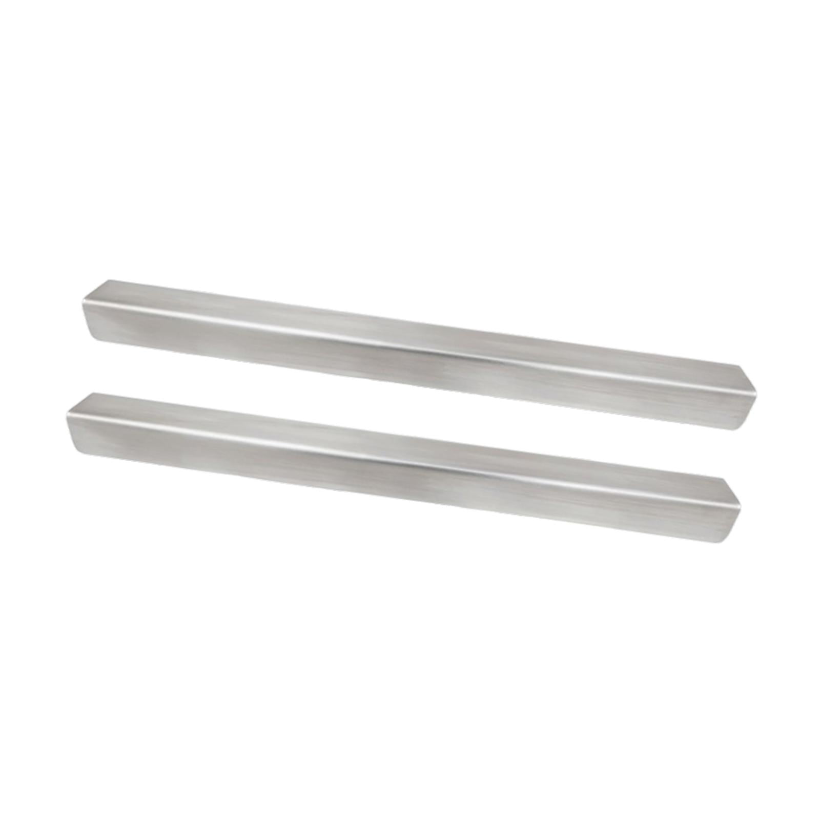 2 Pcs Slip on Edge Guard Cabinet Door Protectors Stainless Steel Construction for Home Office Baby Proofing