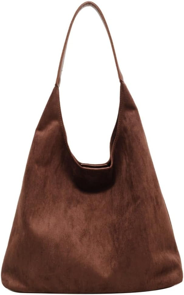 Abro Ebony Hobo Slouchy Suede Shoulder Bag with Long Strap Navy main image 0