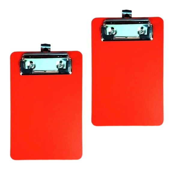 2 Pcs Small Clipboard Document Clipboard Plastic Clipboards Hanging Clipboard