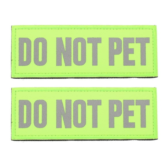 2 Pcs Small Dog Vest Service Collars Puppy Patch Reflective Harness Vests Not Pet Sticker