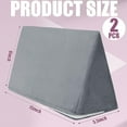 2 Pcs Small Wedge Pillow for SleepingPremium Foam Bed Pillow Wedge