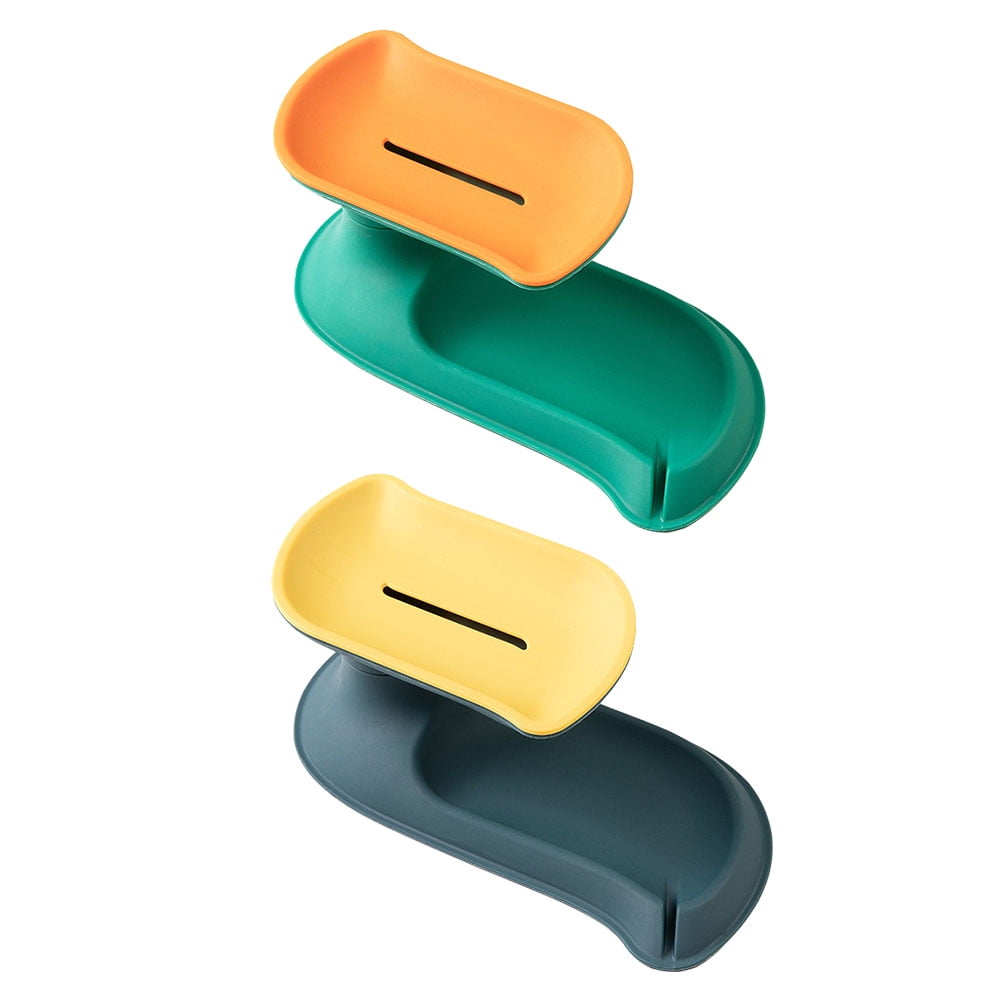 2 Pcs Soap Box Soap Dish Soap Rack Bar of Soap Holder Soap Stand