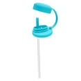 thumbnail image 1 of 2 Pcs Soda Can Lids with Straws, Silicone Straw Lid, Reusable Drinking Straw, Leak Proof Can Cap, Handheld Beverage Topper, Standard Sealer for Soda, Beer, Canned Daily Drinks, 2.13 Inch, 1 of 6