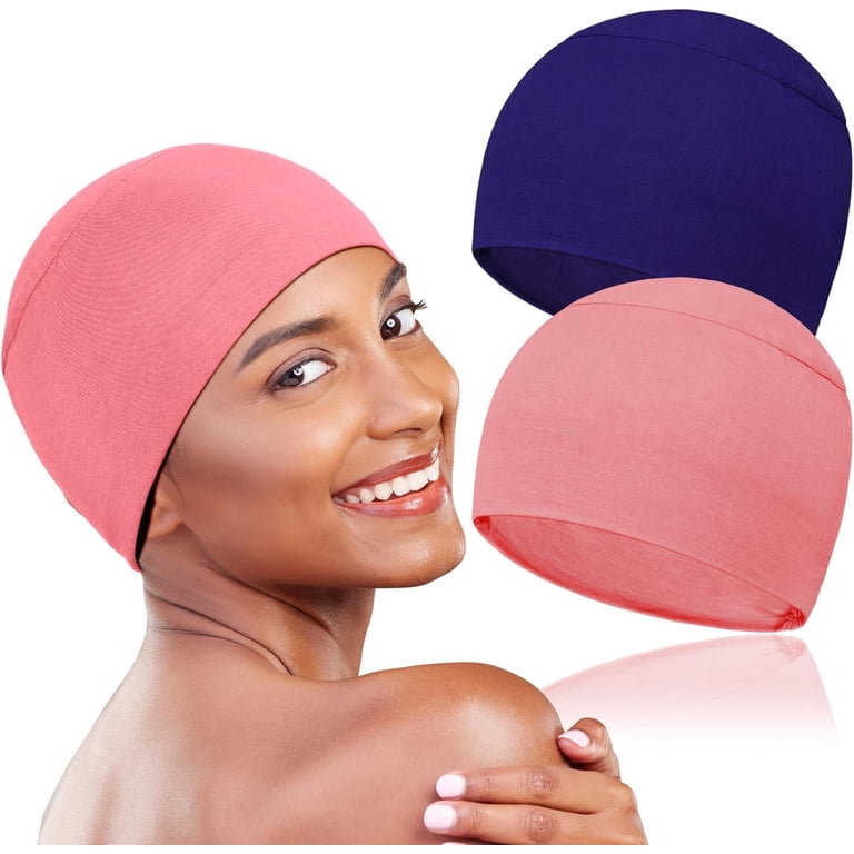 Chemo Headwrap Turban for Hair Loss Soft Stretchy Viscose Skullies & Beanies 9 Pieces Solid Women Chemo Hat Stretchy Turban Beanie,Pre  main image 3