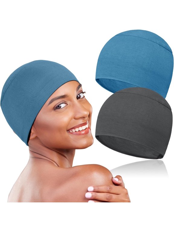 2 Pcs Soft Chemo Headwear for Women, Lightweight Hair Cap for Sleep Chemo Caps Sleeping Cap for Hair Loss