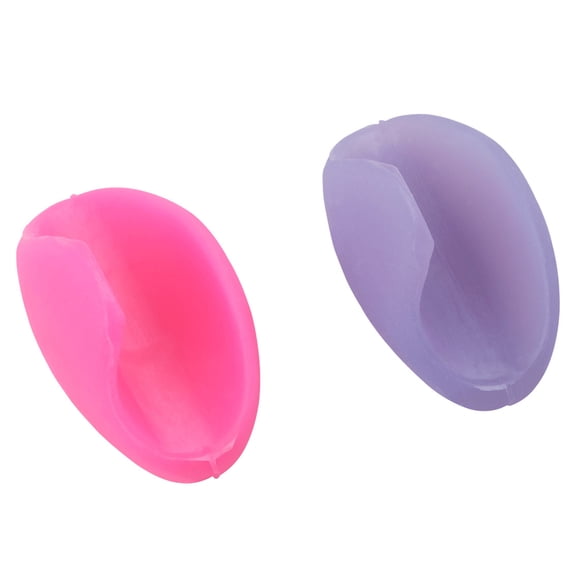 2 Pcs Soft Silicone Finger Sleeve Flute Thumb Rest Cushion Pad Instrument Flute Protector for Kids Beginner